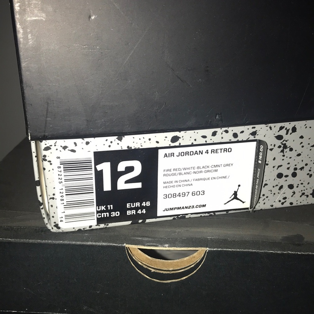 Air Jordan 4 Retro (BOX ONLY)